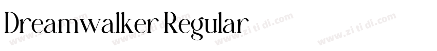 Dreamwalker Regular字体转换